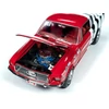 Kép 6/11 - 1968 Ford Mustang COBRA JET S/S Sandy Elliot red&white modell autó 1:18