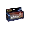 Kép 4/5 - Back To The Future Delorean part 1 & Doc Brown figura modell autó 1:36