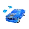 Kép 3/6 - 3D autós puzzle FORD MUSTANG FR 500C 1:32 clear blue