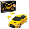 Kép 1/6 - 3D autós puzzle MITSUBISHI LACER EVOLUTION X 1:32 sárga