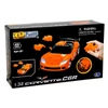 Kép 5/6 - 3D autós puzzle CORVETTE C6R 1:32 narancssárga