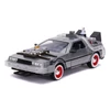 Kép 4/8 - Back To The Future Delorean  & lights part 3 TIME MACHINE modell autó 1:24