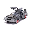 Kép 5/8 - Back To The Future Delorean  & lights part 3 TIME MACHINE modell autó 1:24