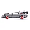Kép 7/8 - Back To The Future Delorean  & lights part 3 TIME MACHINE modell autó 1:24