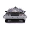 Kép 8/8 - Back To The Future Delorean  & lights part 3 TIME MACHINE modell autó 1:24