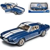 Kép 1/8 - SHELBY MUSTANG GT500 blue modell autó 1:18