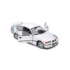 Kép 4/8 - BMW E36 COUPE M3 LIGHTWEIGHT -WHITE 1995 modell autó 1:18