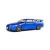 Kép 3/11 - NISSAN R34 GTR-BAYSIDE BLUE-1999 modell autó 1:18