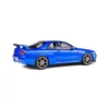 Kép 6/11 - NISSAN R34 GTR-BAYSIDE BLUE-1999 modell autó 1:18