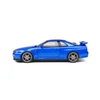 Kép 7/11 - NISSAN R34 GTR-BAYSIDE BLUE-1999 modell autó 1:18