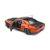 Kép 2/10 - DODGE CHALLENGER  SRT HELLCAT REDEYE ORANGE-2020 modell autó 1:18
