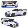 Kép 1/9 - FORD SHELBY GT500 FAST TRACK-WHITE-2020 modell autó 1:18