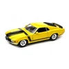 Kép 2/5 - 1970 Ford Mustang Boss 302 sárga modell autó 1:24