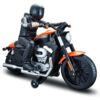 Kép 2/2 - Harley Davidson XL 1200N "fekete/narancs" R/C távirányítós motor 1/8 méret