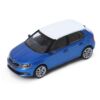 Kép 1/2 - Skoda NEW Fabia Race Blue/white roof modell autó 1:43
