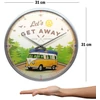 Kép 2/5 - Volkswagen falióra "Let' s get away"