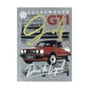 Kép 2/2 - Volkswagen Golf GTI 76 férfi póló, Drive the Legend, szürke