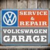 Kép 2/2 - Volkswagen Service & Repair Garage fémplakát 41 x 30 cm "TACJO50615"