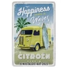 Kép 1/4 - Citroen Type-H "Happiness comes in Waves" dombornyomott fémplakát 20 x 30 cm "22327"