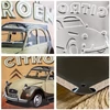 Kép 3/4 - Citroen 2CV dombornyomott fémplakát 20 x 15 cm "26257"