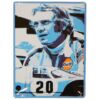 Kép 1/3 - Porsche #20 Gulf  "Steve Mcqueen" fémplakát 30 x 40 cm "TACM3D03"