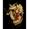 Kép 2/7 - Dragon Ball Z Super Saiyan 3 Son Goku szobor figura 21 cm