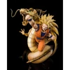 Kép 4/7 - Dragon Ball Z Super Saiyan 3 Son Goku szobor figura 21 cm