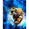 Kép 6/7 - Dragon Ball Z Super Saiyan 3 Son Goku szobor figura 21 cm