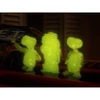 Kép 2/6 - E.T. - A Földönkívüli 'világít a sötétben' mini figura 3 darabos csomag 1982 kiadás