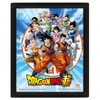 Kép 1/2 - Dragon Ball Z fighters 3D lenticular poszter fakerettel