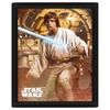 Kép 2/2 - Star Wars Darth Vader vs Luke Skywalker 3D lenticular poszter fakerettel