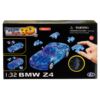 Kép 4/7 - 3D autós puzzle BMW Z4 1:32 clear blue
