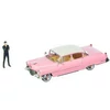 Kép 2/3 - 1955 Cadillac Fleetwood 1:64 & Elvis 1:64 figura