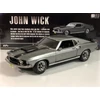 Kép 6/8 - 1969 Ford Mustang Boss 429 grey/black John Wick modell autó 1:18