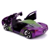 Kép 4/12 - The Joker & 2009 Chevy Corvette Stingray szett modell autó 1:24