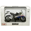 Kép 2/2 - BMW S1000RR fehér/kék/piros modell  1:12