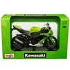 Kép 2/2 - Kawasaki Ninja ZX-10R zöld/fehér/fekete modell 1:12