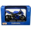 Kép 2/3 - Yamaha YZF-R1 kék/fekete/fehér modell 1:12