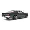 Kép 2/6 - 1969 Ford Mustang Gt Bullet Street Fighter dark green modell autó 1:18