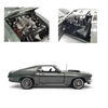 Kép 4/6 - 1969 Ford Mustang Gt Bullet Street Fighter dark green modell autó 1:18