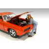 Kép 2/3 - Retro Female Mechanic -I figura modell 1:18