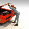 Kép 2/4 - Retro Female Mechanic -II figura modell 1:18