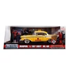 Kép 9/9 - Deadpool &1957 Chevy Bel Air Taxi szett modell autó 1:24