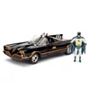 Kép 3/8 - Classic Tv Series Batmobile & Batman szett modell autó 1:24