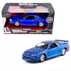 Kép 1/3 - Brian'S Nissan Skyline GT-R (BNR34) kék modell autó 1:32