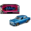 Kép 1/5 - 1971 Datsun 510 Tokyo Mod design blue modell autó 1:24 