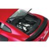 Kép 4/4 - Audi R8 V10 Plus red szett modell autó 1:24