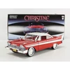 Kép 3/3 - 1958 Plymouth Fury "Chiristine" with clear windows piros/fehér modell autó 1:24