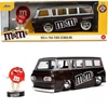 Kép 1/6 - m&m's Red & 1965 Ford Econoline brown modell autó 1:24