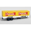 Kép 3/3 - Dodge C38T Pascual truck & trailer sárga/fehér/kék modell autó 1:43 (35 cm)